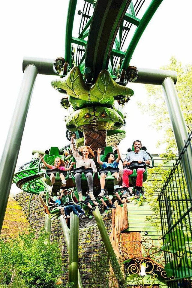 Die Bahn in der Minimoys-Themenwelt auf einen Promo-Bild des Europa-Parks.  | Foto: Europa-Park