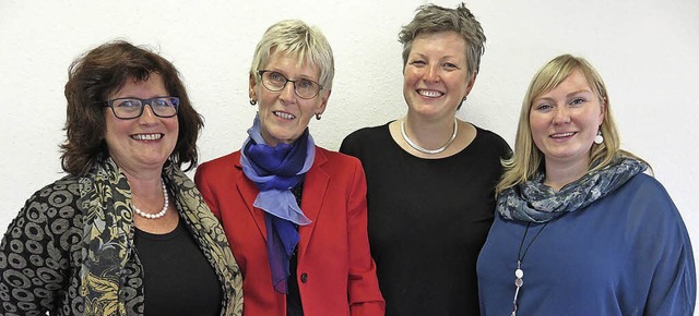 Angelika Beck-Brkert, Monika Sulzberg...ja Hanke und  Romy Engst (von links).   | Foto: GEW