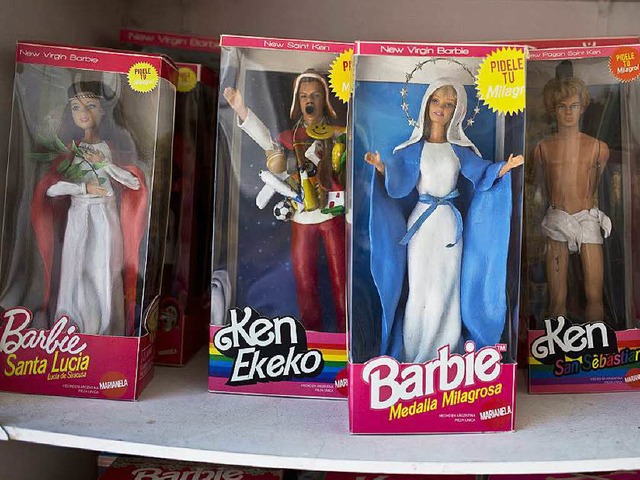 Barbie und Ken als Heilige  | Foto: AFP
