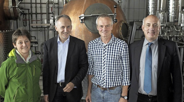 Besuch in der Elztalbrennerei (von lin...er, Hanjrg Weis und Alexander Schoch   | Foto: zvg