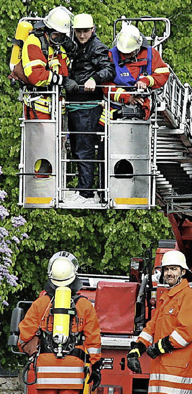 Hoch hinaus soll es im nchsten Jahr fr die Laufenburger Feuerwehr gehen.   | Foto: Archivfoto: Peter Schtz