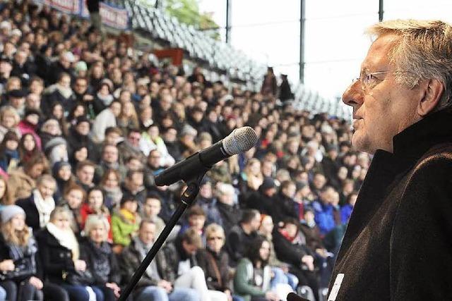 Fotos: Erstsemestertag der Universitt Freiburg im SC-Stadion