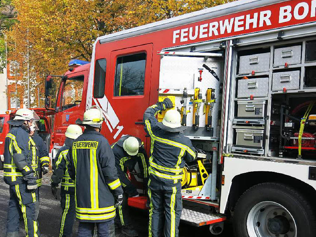 Hand in Hand arbeiteten die Rettungskrfte bei der Chilbiprobe in Bonndorf.