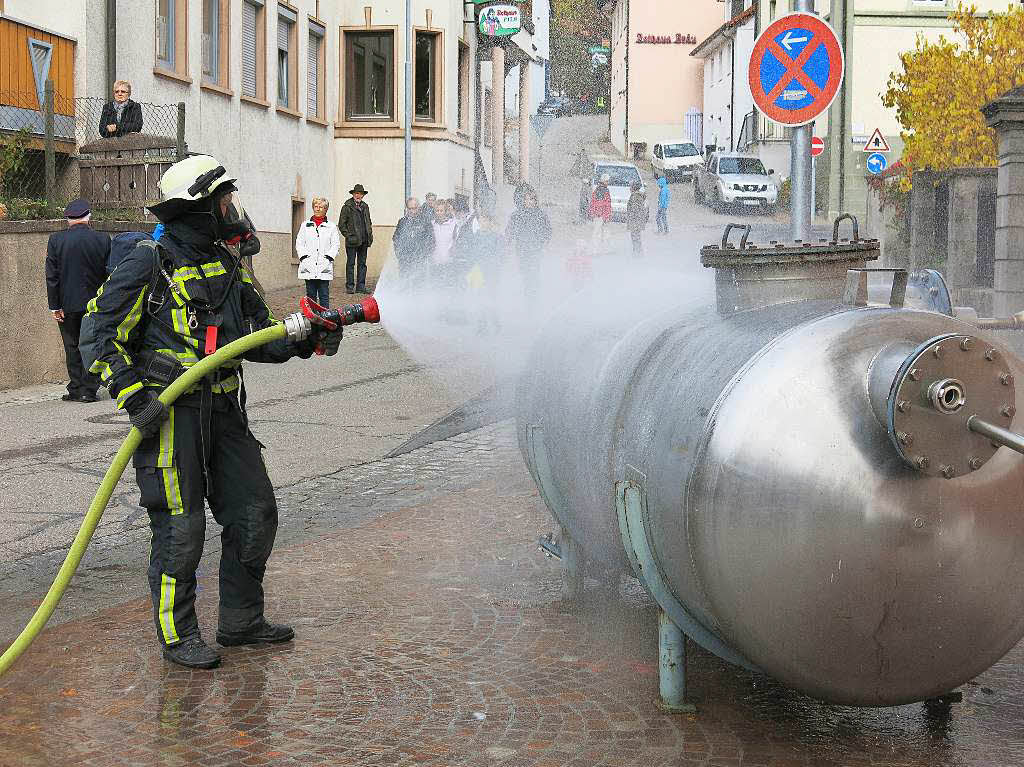 Hand in Hand arbeiteten die Rettungskrfte bei der Chilbiprobe in Bonndorf.