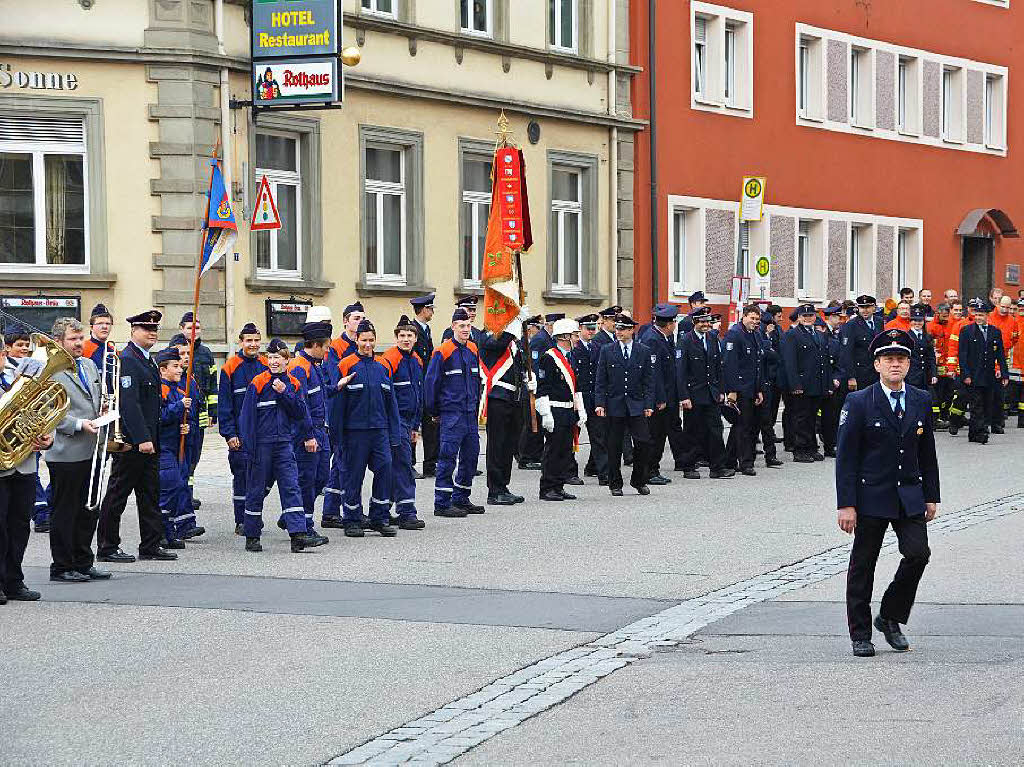 Hand in Hand arbeiteten die Rettungskrfte bei der Chilbiprobe in Bonndorf.