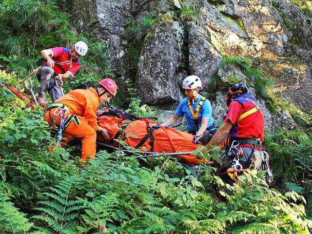 Bei Unglcken im  unwegsamen Gelnde  kann nur noch die Bergwacht helfen.  | Foto: Verein