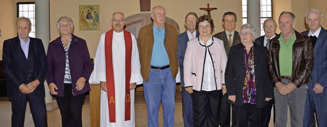 &#8222;Goldene&#8220; und &#8222;Diama... feierten in der Hasler Petruskirche.   | Foto: Georg Diehl