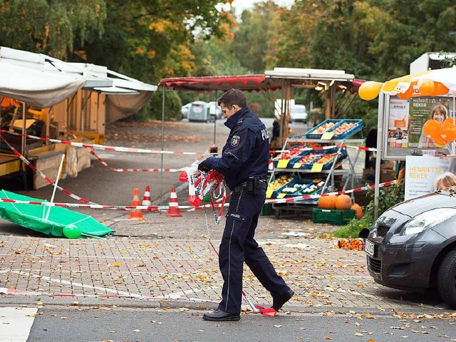 Der Tatort: Auf diesem Klner Stadttei...ndidatin Henriette Reker angegriffen.   | Foto: dpa