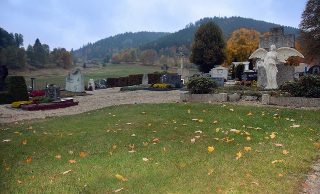 Neuanlegung eines Grberfeldes auf dem Friedhof Lenzkirch  | Foto: Ralf Morys