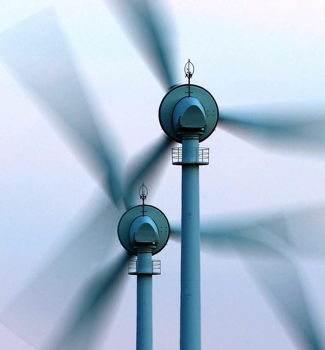 Windkraft am Blauen &#8211; ein Politikum.   | Foto: dpa
