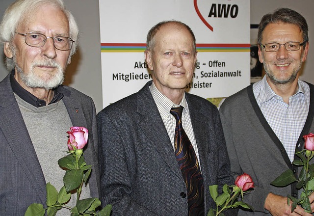 Gnter Heinrich (von links) ist neuer ...berregional die rtlichen Interessen.   | Foto: Gerd Leutenecker