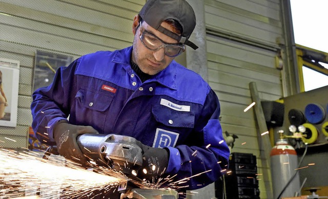 Asylbewerber so schnell wie mglich fi...rderung und der  Agentur fr Arbeit.   | Foto: dpa