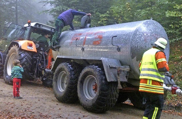 Lschwasser lsst sich zwar in Glleta...ahrzeuge auf den Schauinsland fahren.   | Foto: Privat