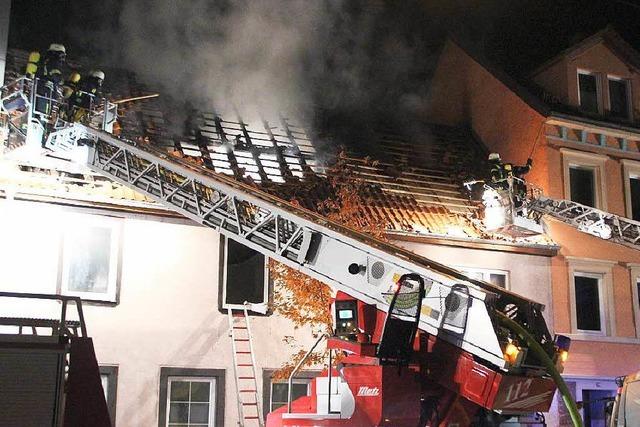 Vier Tote bei Brand in einem Haus in Pforzheim