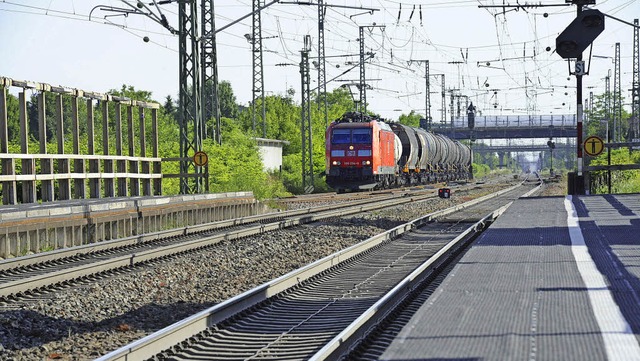 Der Ausbau der Rheintalbahn beschftigt weiterhin die Brger und die Politik.   | Foto: Volker Mnch