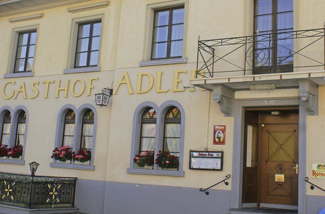 Schliet zum Monatsende: das Gasthaus Adler in Grwihl  | Foto: Probst