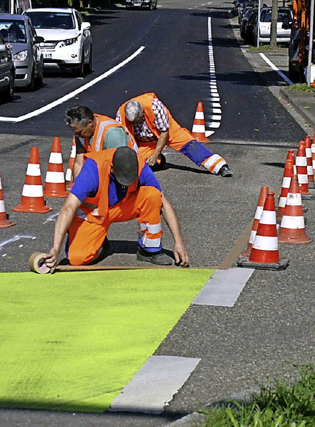 Fr Radschutzstreifen muss die Stadt n...nfoabend ber Miteinander im Verkehr.   | Foto: Stadt OG