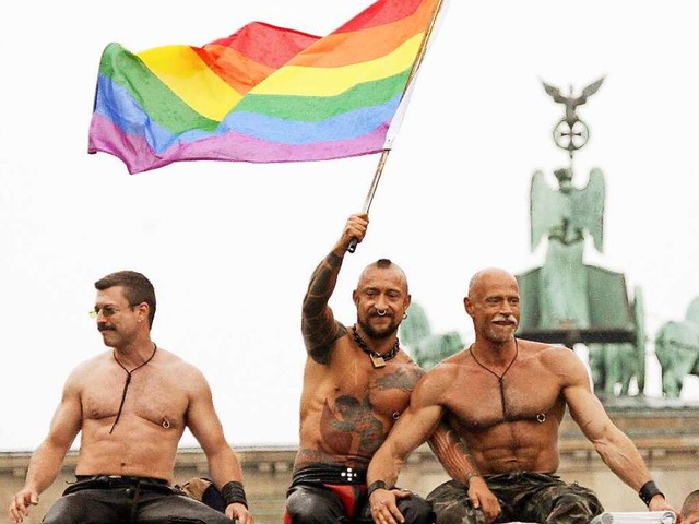 Homosexuellen-Parade in Berlin: Hier hat die Bewegung eine lange Tradition.   | Foto: dpa/Michael Lionstar