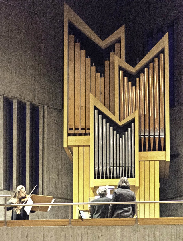 Pauline und Gerhard Gnann gaben in der...ankratius ein beeindruckendes Konzert.  | Foto: zahn