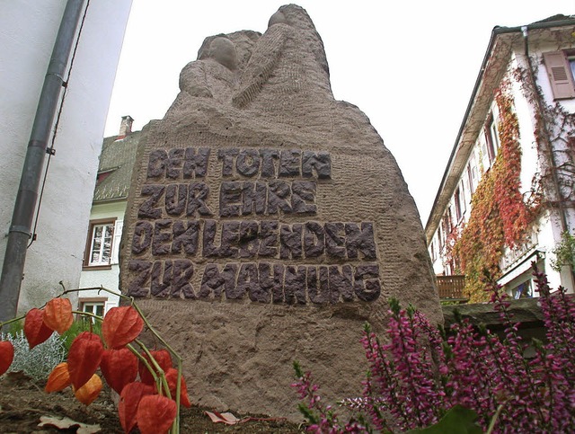 Unverrckbar fr alle Zeit im Gedchtn...1940 verschleppten Schopfheimer Juden.  | Foto: Andr Hnig