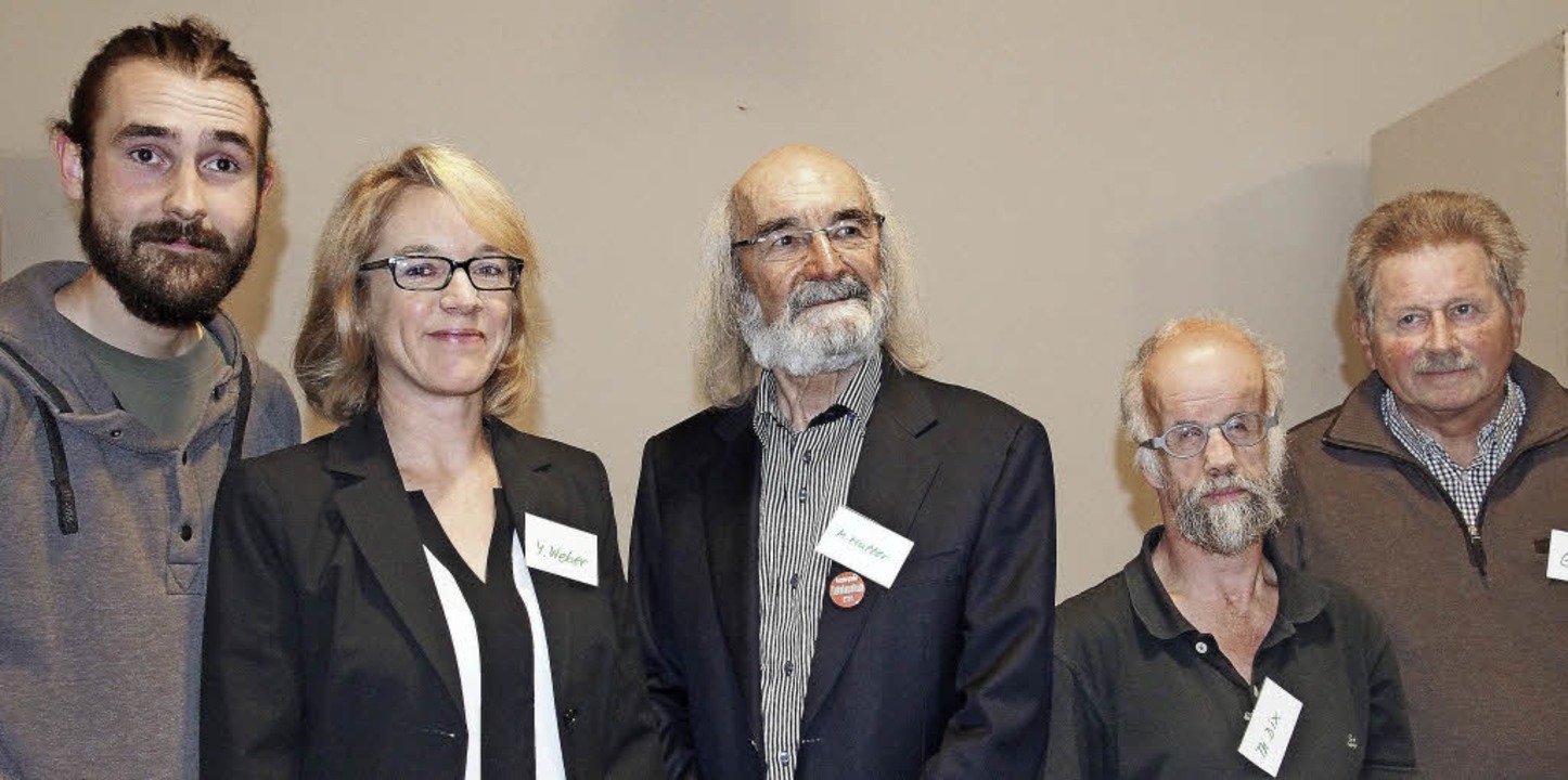 Der Vorstand des  Vereins &#8222;Bürge...ed Mutter, Thomas Dix und Günter Holl   | Foto: Boris Burkhardt