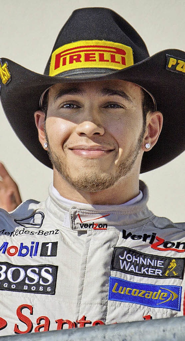 Lewis Hamilton bei seinem Sieg in Austin vergangenes Jahr.  | Foto: dpa