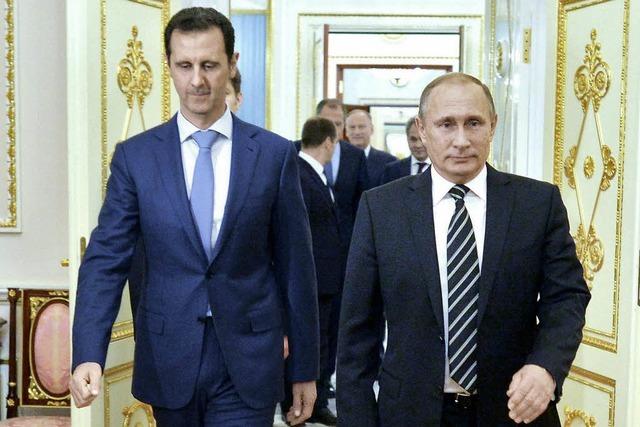 Putin empfngt den syrischen Prsidenten