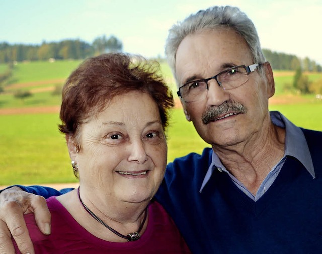 Eva und Meinrad Schwrer aus Schuttert...nd  heute genau 50 Jahre verheiratet.   | Foto: Beate Zehnle-Lehmann