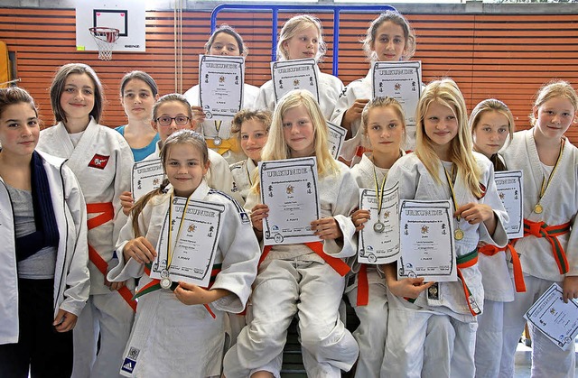 Die Mdchen des Judo-Clubs Efringen-Kirchen eilen von Erfolg zu Erfolg.  | Foto: Herbert Frey