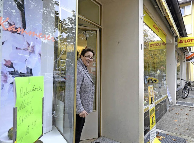 Erika Kammerer gibt ihre Drogerie am Gerwigplatz Anfang Dezember auf.   | Foto: Rita Eggstein