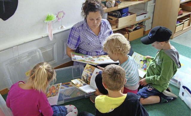 Gut ausgebildete Erzieherinnen, wie di...hemmt den Ausbau der Kinderbetreuung.   | Foto: Archivfoto: Lena Steinbauer