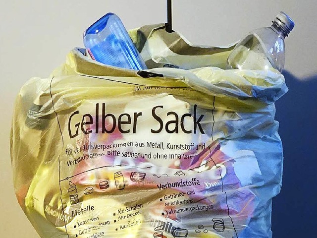 Der gelbe Sack &#8211; ein Auslaufmodell.   | Foto: Wolfgang Grabherr