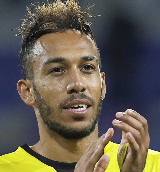 Traf dreimal gegen  Qbl: Pierre-Emerick Aubameyang.   | Foto: dpa