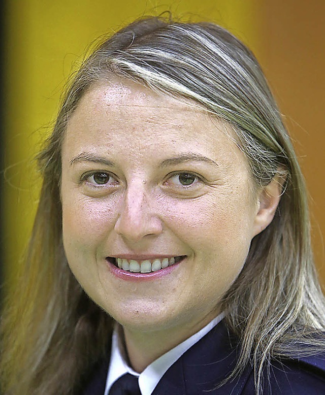 Polizeirtin Anna-Katharina Kirsch ist neue Stellvertreterin von Thomas von Ey.   | Foto: ycb