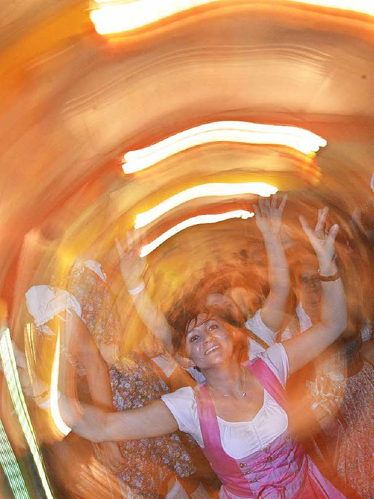 Stimmung auf dem Badischen Oktoberfest in Freiburg. Stimmung auf dem Badischen Oktoberfest in Freiburg.
