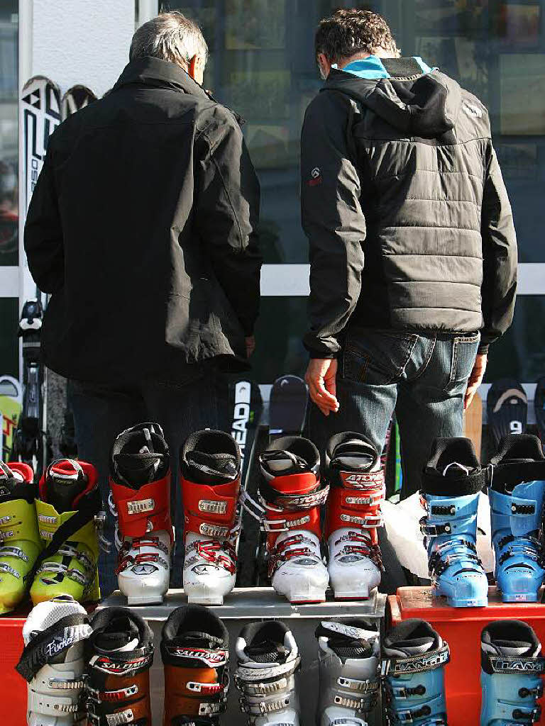Der Brettli-Mrkt in Emmendingen ist ein Eldorado fr Wintersportfans.
