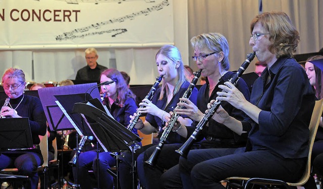 Die Musiker aus Heiligenzell und Allmannsweier gaben ein ansprechendes Konzert.   | Foto: Wolfgang Knstle