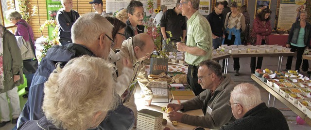 Der Streuobsttag vor und in der Altrhe...len Natur- und Obstthemen informieren.  | Foto: Jutta Schtz