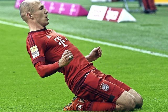 Arjen Robben wirbelt wie aufgezogen