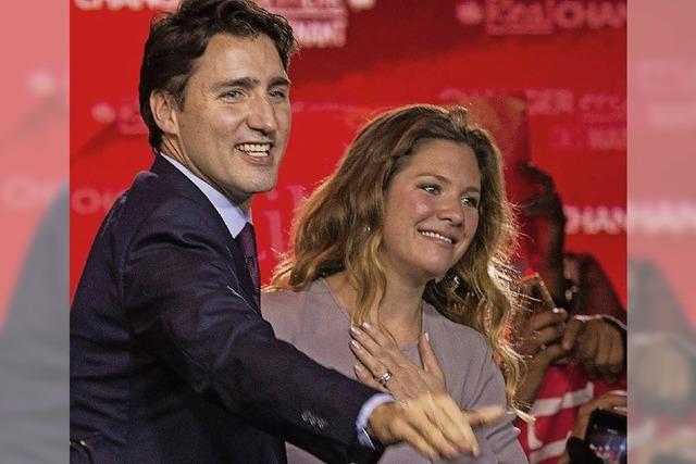 Der knftige Premierminister Trudeau hat in Ottawa noch kein Dach ber dem Kopf