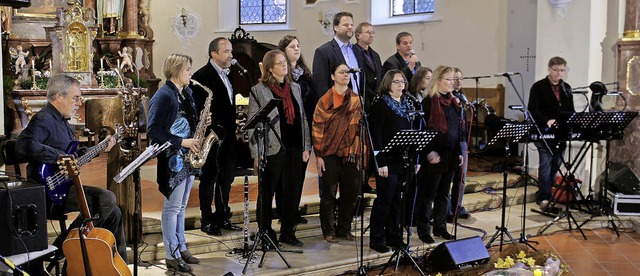 Zu ihrem  25-jhrigen Bestehen gestalt... Kirche von Hnner einen Liederabend.   | Foto: Reinhard Herbrig