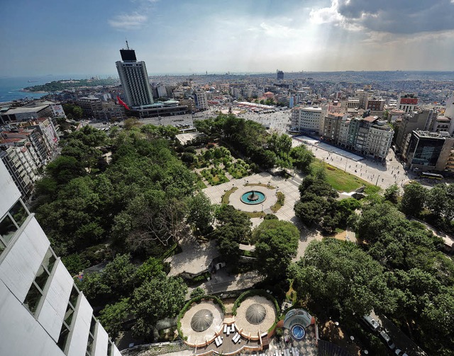 Es ist ruhig geworden um den Gezi-Park...ebauung des Parks unternehmen knnte.   | Foto: AFP/HGE