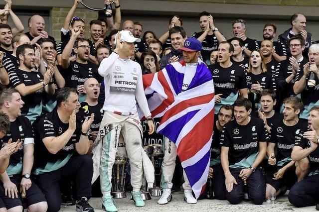 Rosberg Qual nach Hamiltons WM-Triumph