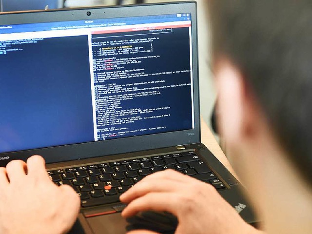 Hacker haben es auch auf die Computer der Stadt Freiburg abgesehen.  | Foto: dpa