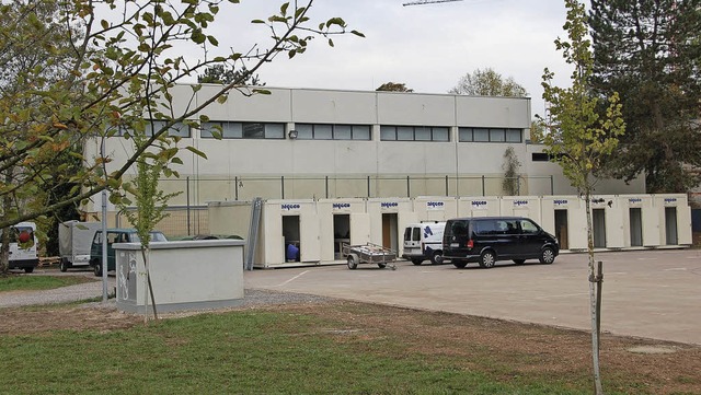Landrat Scherer hat früh kreiseigene ...g für Flüchtlinge reservieren lassen. | Foto: hrö Landrat Scherer hat früh kreiseigene ...g für Flüchtlinge reservieren lassen. | Foto: hrö