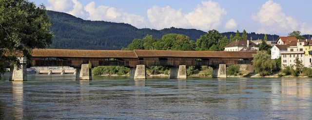 Bad Sckingens Wahrzeichen: die Holzbrcke  | Foto: Michael Sauer