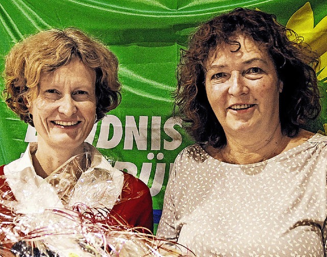 Mit Petra Thyen als Kandidatin (links)...shut in die Landtagswahl 2016 ziehen.   | Foto: Manfred Dinort
