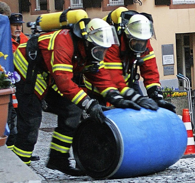 Atemschutz ist sehr wichtig fr die Feuerwehr.   | Foto: Feuerwehr