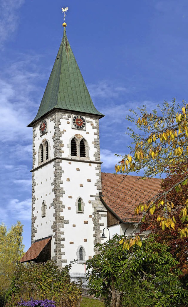Die Kirche St. Wendelin Altglashtten ...tag in aller Bescheidenheit gefeiert.   | Foto: Wolfgang Scheu