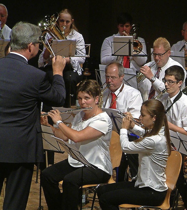 Mit dem Projektorchester und Wagnermel...te mit dem Konzert vielen eine Freude.  | Foto: roswitha  Frey